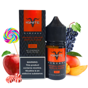 Ignite Salt – Mango Grape Apple Pops – 30ml